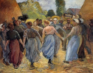 la rotonda 1892 Camille Pissarro Pinturas al óleo